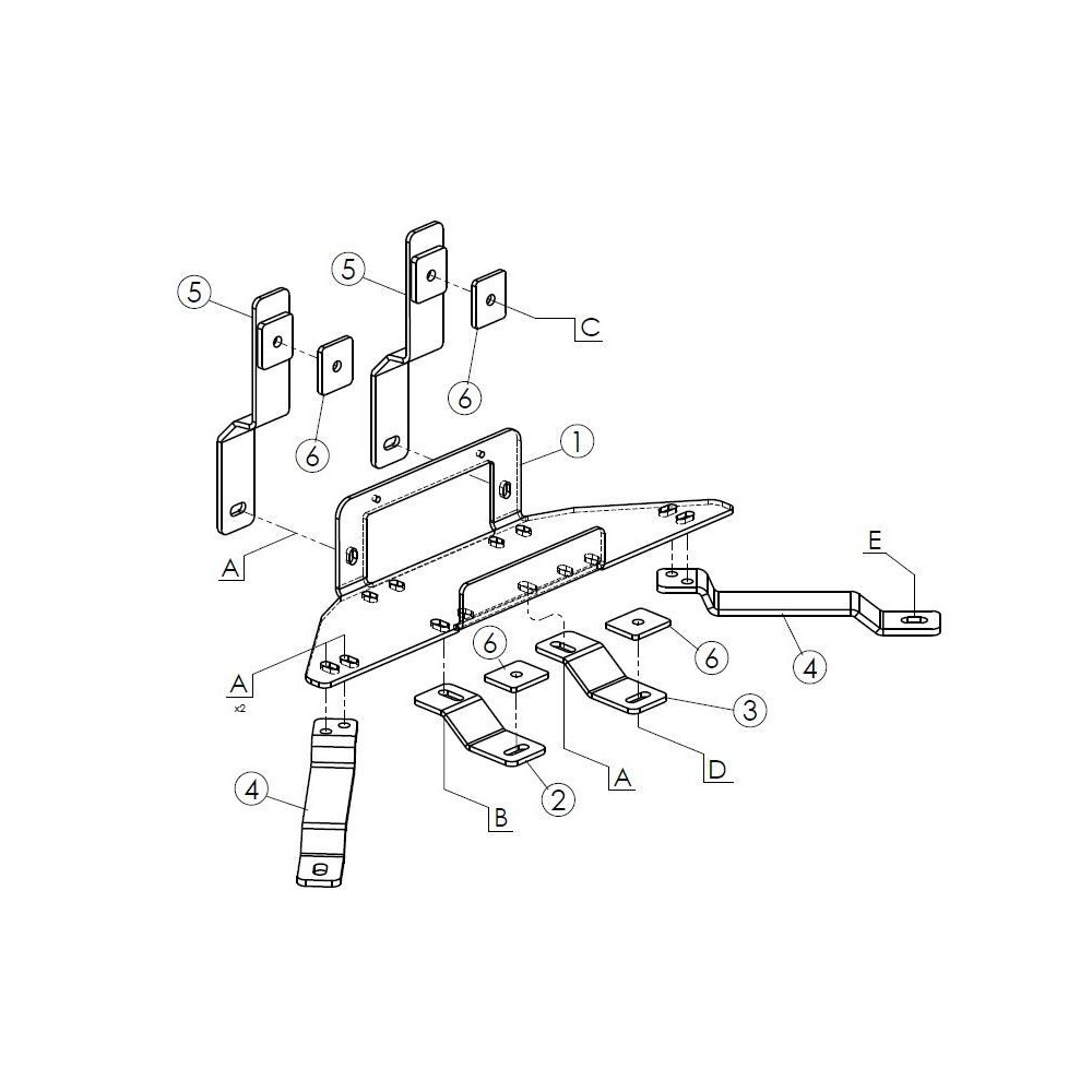 Platine Treuil PC Dacia Duster 2010-2018 – Accessoire 4x4 robuste