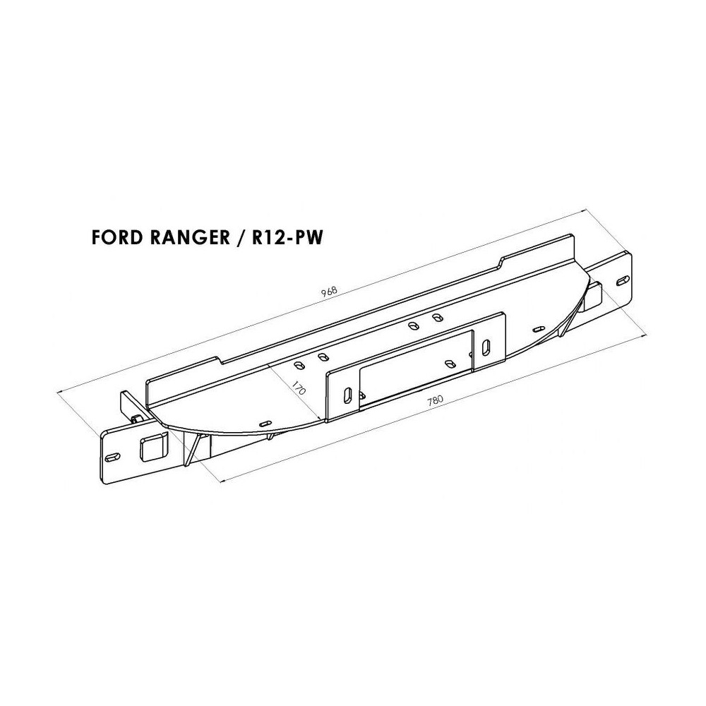 Platine treuil PC origine Ford Ranger 2011+ robuste et fiable