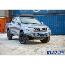 Pare-chocs avant Rival Mitsubishi L200 2015-2018 alu, haute protection