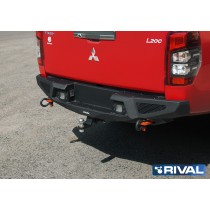 Pare-chocs arrière RIVAL alu pour Mitsubishi L200 2019+ robuste