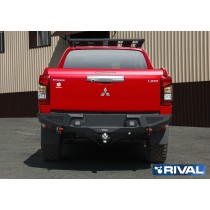 Pare-chocs arrière RIVAL alu pour Mitsubishi L200 2019+ robuste