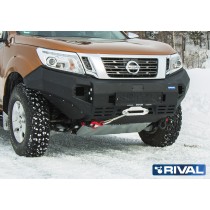 Pare-chocs avant Rival Nissan Navara NP300 alu - Offroad robuste
