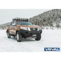 Pare-chocs avant Rival Nissan Navara NP300 alu - Offroad robuste