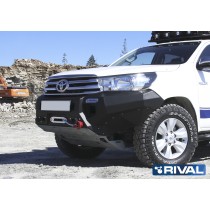 Pare-chocs avant RIVAL Toyota Hilux Revo alu, usage compétition