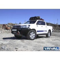 Pare-chocs avant RIVAL Toyota Hilux Revo alu, usage compétition