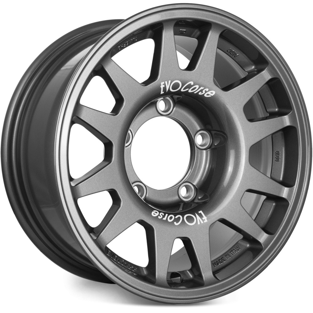 JANTE ALUMINIUM RENFORCÉE RAID EVO CORSE DAKAR ZÉRO 7x15" ET 0 GRIS ANTHRACITE POUR SUZUKI