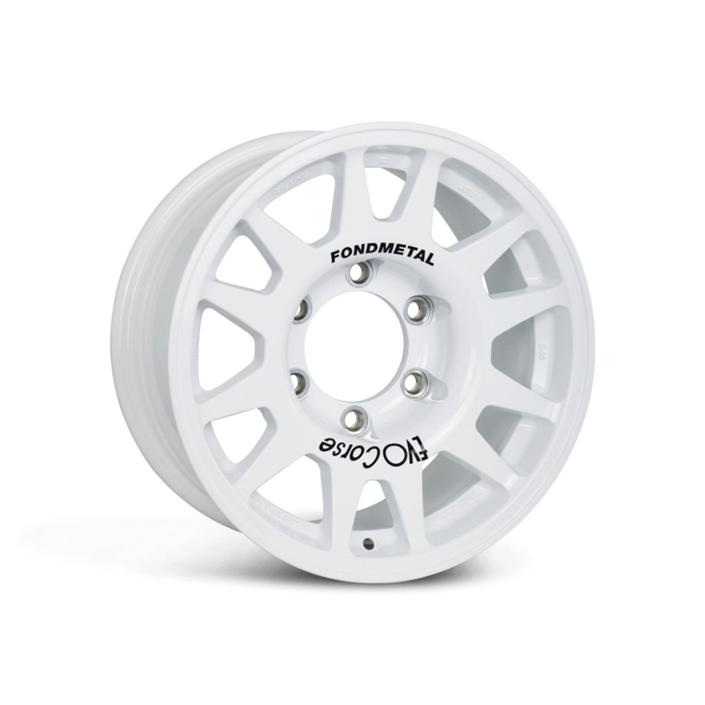 JANTE ALUMINIUM RENFORCÉE RAID EVO CORSE DAKAR ZÉRO 7x15" ET 0 BLANC POUR SUZUKI