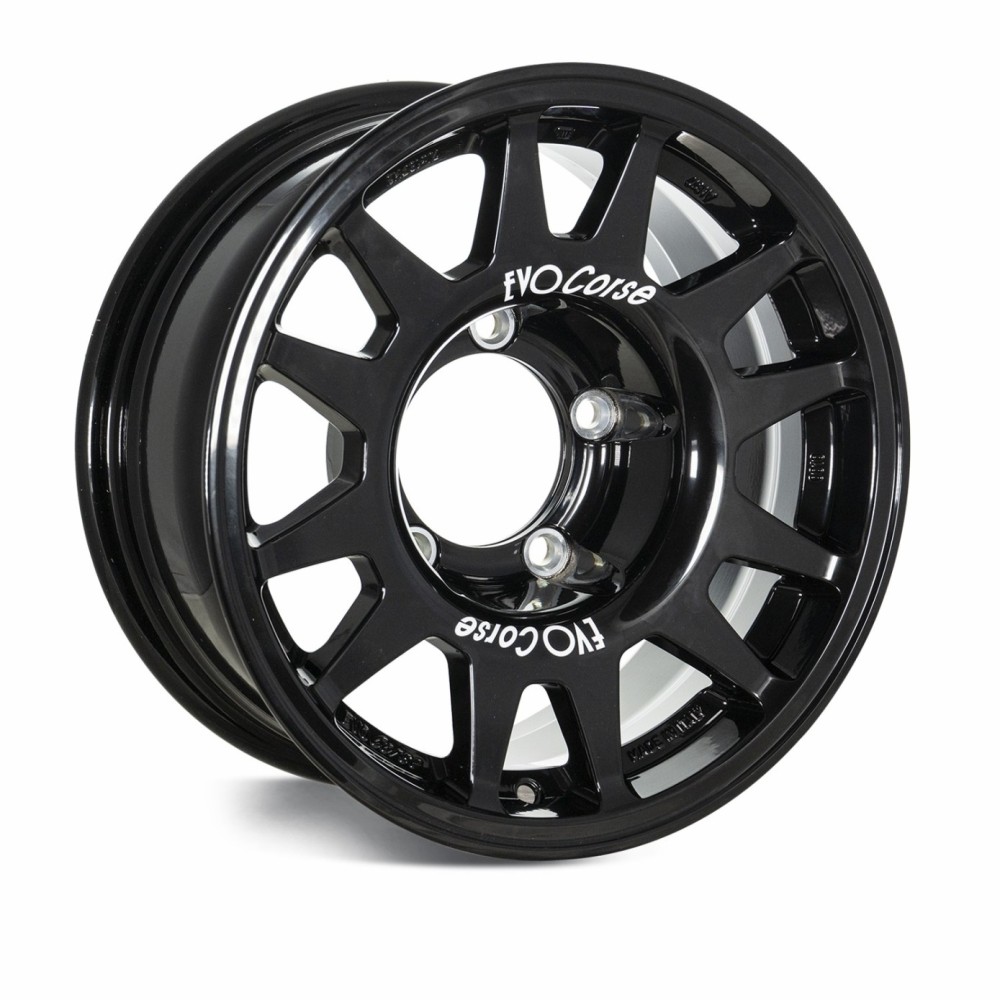 JANTE ALUMINIUM RENFORCÉE RAID EVO CORSE DAKAR ZÉRO 7x15" ET 0 NOIR BRILLANT POUR SUZUKI