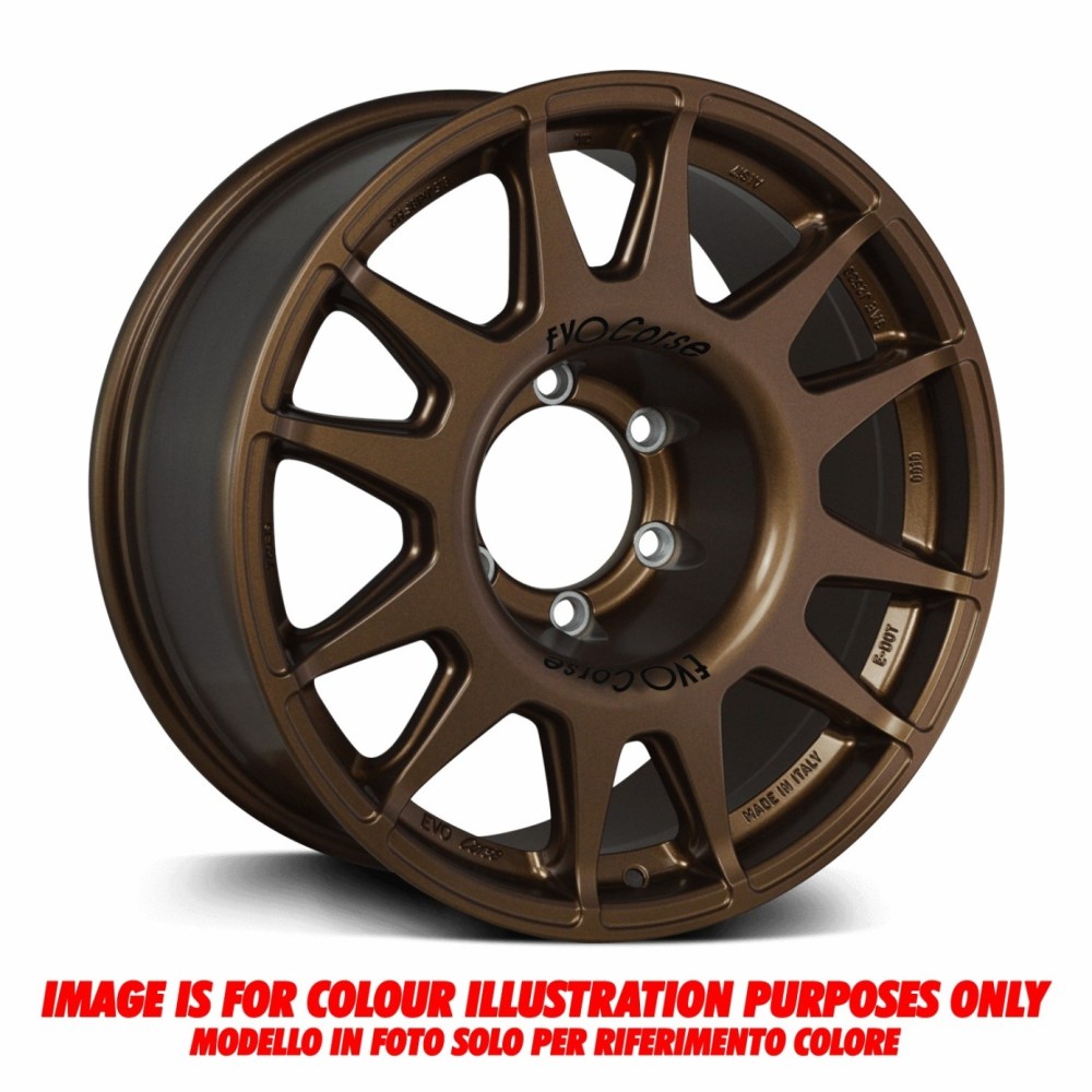 JANTE ALUMINIUM RENFORCÉE RAID EVO CORSE DAKAR ZÉRO 7x15" ET 0 BRONZE MAT POUR SUZUKI