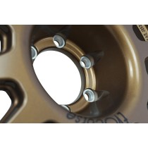 JANTE ALUMINIUM RENFORCÉE RAID EVO CORSE DAKAR ZÉRO 7x15" ET 0 BRONZE BRILLANT POUR SUZUKI