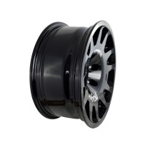 JANTE ALUMINIUM RENFORCÉE RAID EVO CORSE DAKAR ZERO 7x16" ET 20 –NOIR BRILLANT – POUR MERCEDES SPRINTER 4x4