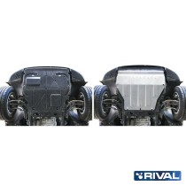 Plaque protection moteur VW T6 Rival : blindage alu ultra résistant