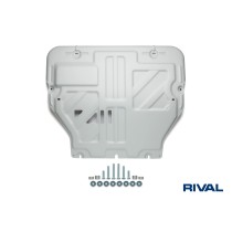Plaque de protection 4mm RIVAL pour VW T6 – Blindage moteur solide