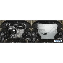 Plaque de protection 4mm RIVAL pour VW T6 – Blindage moteur solide