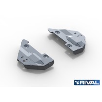 Plaque protection Rival avant Hilux Revo : blindage alu robuste