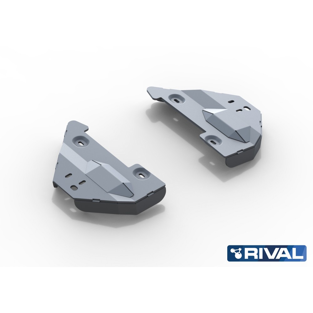 Plaque protection Rival avant Hilux Revo : blindage alu robuste