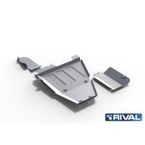 Plaque de protection Rival Hilux Revo : sécurité BT+AdBlue+Sonde