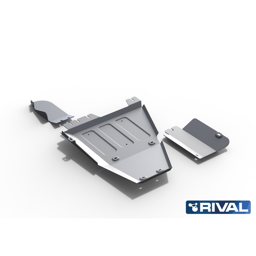 Plaque de protection Rival Hilux Revo : sécurité BT+AdBlue+Sonde