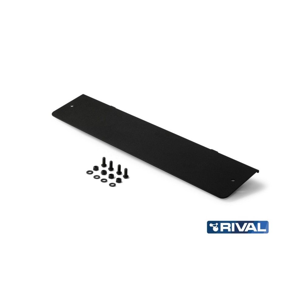 Support plaque immatriculation avant Wrangler RIVAL - Qualité 4x4