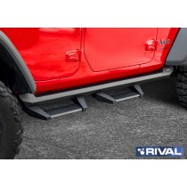 Marche Pieds Rival pour Jeep Wrangler JLU – Solidité & Style 4x4