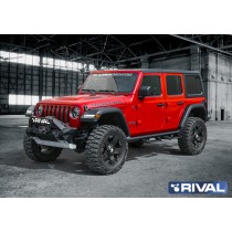 Marche Pieds Rival pour Jeep Wrangler JLU – Solidité & Style 4x4