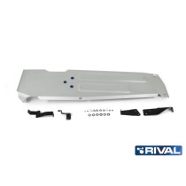 Plaque de protection RIVAL pour réservoir Jeep JL 2P - Aluminium r