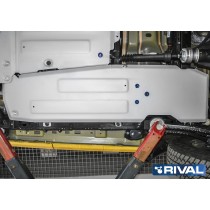 Plaque de protection RIVAL pour réservoir Jeep JL 2P - Aluminium r