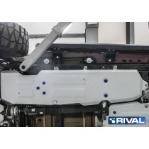 Plaque protection réservoir Rival Jeep JL 4P : blindage alu robuste