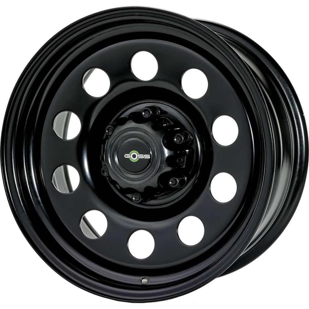 Jante acier GOSS Modular II Black 7x16 6x139.7 – Style et robustesse