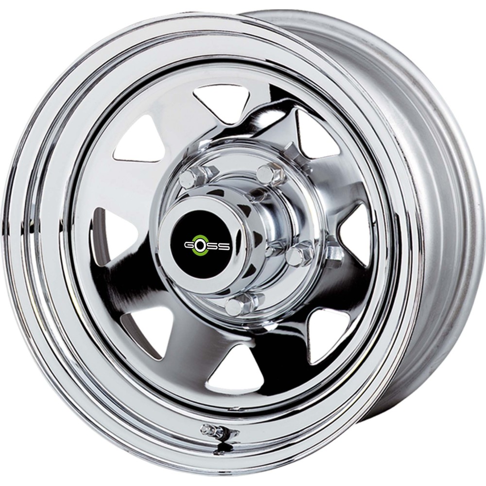 Jante Triangular 8x15 Chrome GOSS 5x165.1 – Robuste & Design