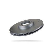 Disque de frein avant Pedders rainuré Ø314mm pour Mitsubishi L200