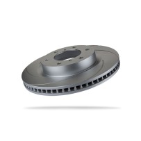 Disque de frein avant rainuré ventilé Pajero 2006+ PEDDERS