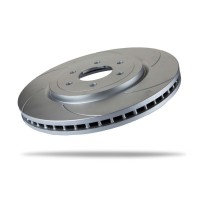 Disque de frein avant Pedders rainuré Ø320mm Nissan Navara D40