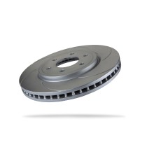 Disque de frein avant rainuré Pedders Ø295mm Nissan Navara D40