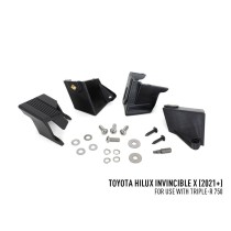 Kit montage calandre Toyota Hilux 2021+ LAZER RRR4 - Accessoire 4x4