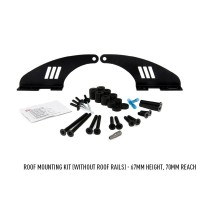 KIT MONTAGE TOIT AV LAZER 67mm Linear – Fixation LED 4x4 fiable