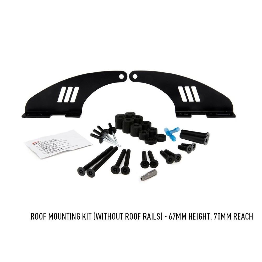 KIT MONTAGE TOIT AV LAZER 67mm Linear – Fixation LED 4x4 fiable