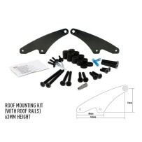 KIT Montage Toit LAZER avec Rails 4x4 – Installation LED Facile