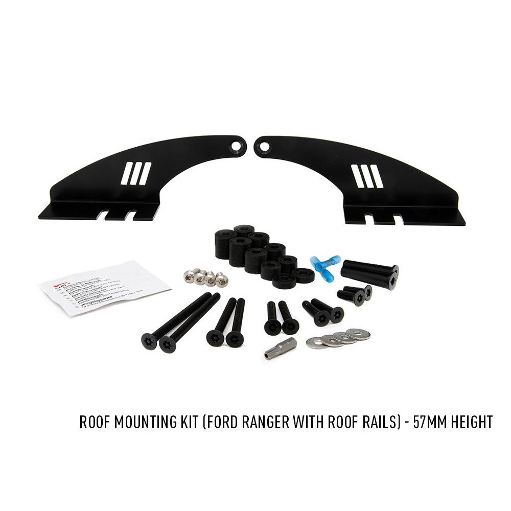 KIT MONTAGE TOIT LAZER pour Ford Ranger avec rails – 57mm/70mm