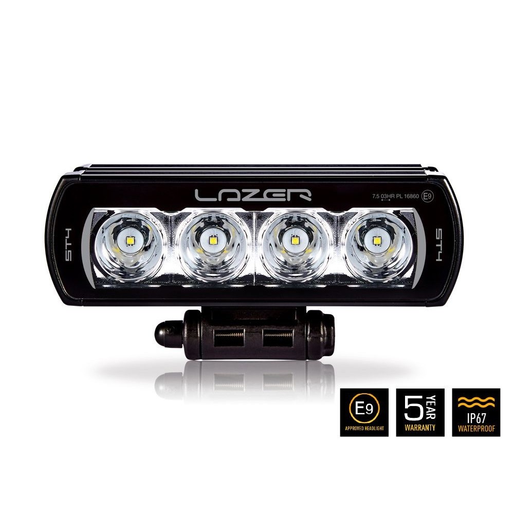 Phare LED LAZER ST-4 Evolution Noir : Puissance & Fiabilité 4x4
