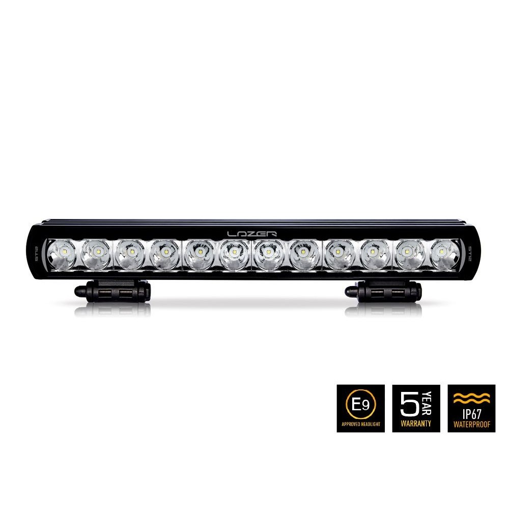 PHARE LED LAZER ST-12 EVOLUTION Noir : Puissance et Fiabilité 4x4