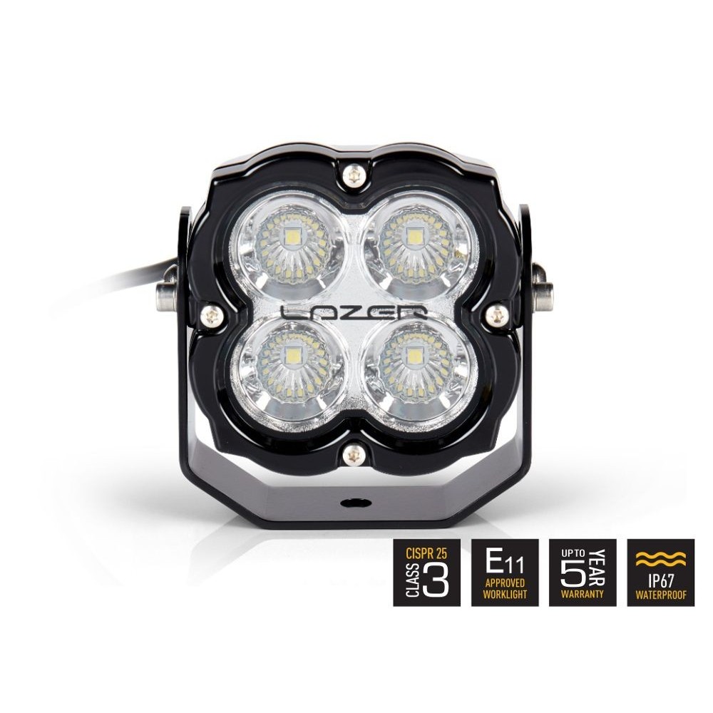 Phare LED LAZER Utility-45 Gen2 Noir : Éclairage 4x4 Haute Perform