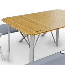 Table de Camp Pliante Dometic Bamboo : Compacte & Élégante