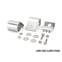  Bride de Montage Inox LAZER Ø42mm - Fixation Tube Robuste 4x4 