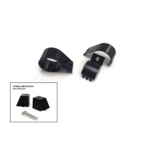  Bride de montage noire Ø76mm LAZER – Accessoire 4x4 robuste 