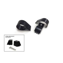  Bride de montage noire Ø76mm LAZER – Accessoire 4x4 robuste 