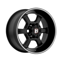 Jante BALLISTIC 845 8x16 6x139.7 Black – Puissance & Style