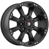 Jante Ballistic 845 9x18 5x127 ET12 Black – Style et robustesse