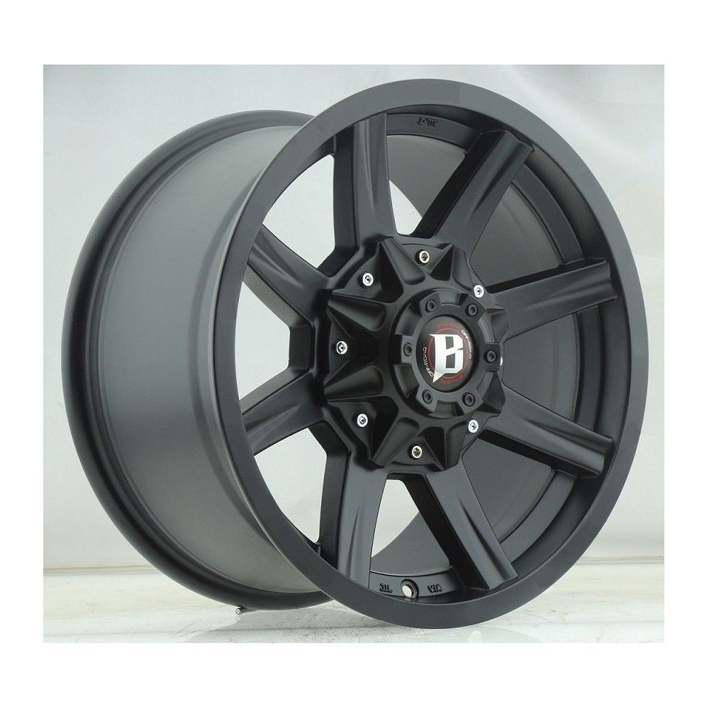 Jante BALLISTIC 956 9x18 Black 6x139.7 - Style et Performance
