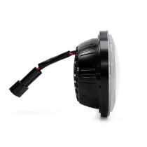 Modules de phare LED DENALI M4 (paire), 4.5" rond, Chrome Noir